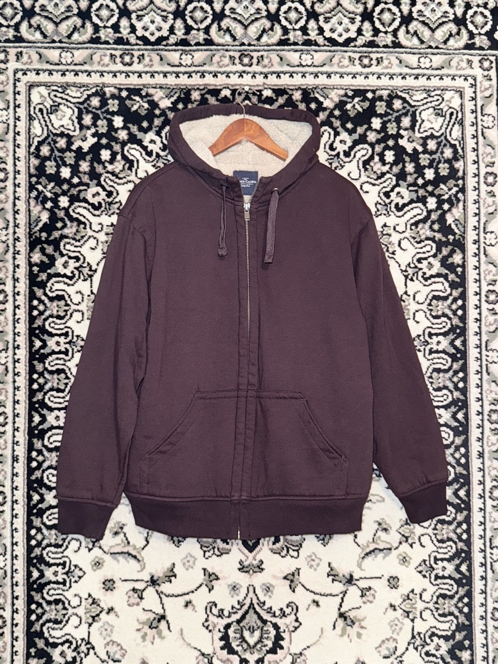 Faded Glory Sherpa lined full zip hoodie